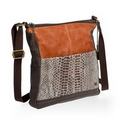 The SAK Leather Crossbody Purse (Brown Snake)